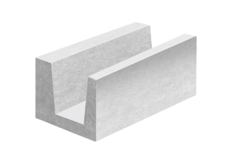 U-блок ЛСР D500 400х250х500 мм